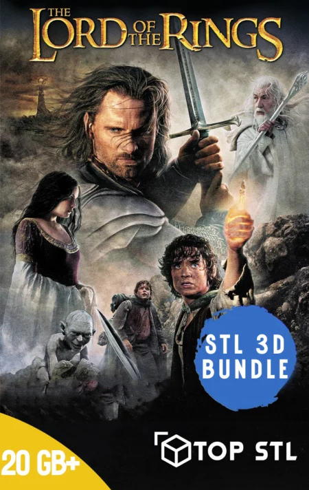 LOTR Middle Earth Legends PACK 3D Printable STL Bundle 20 GB