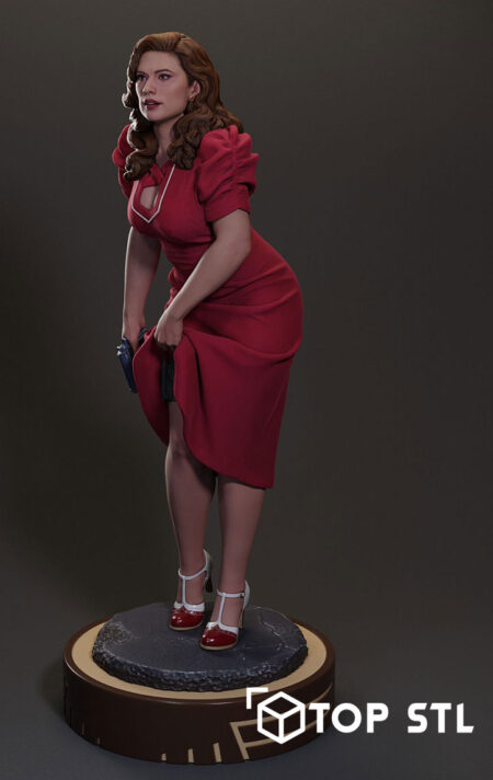 Peggy's Secret Agent Carter Fan Art STL Files