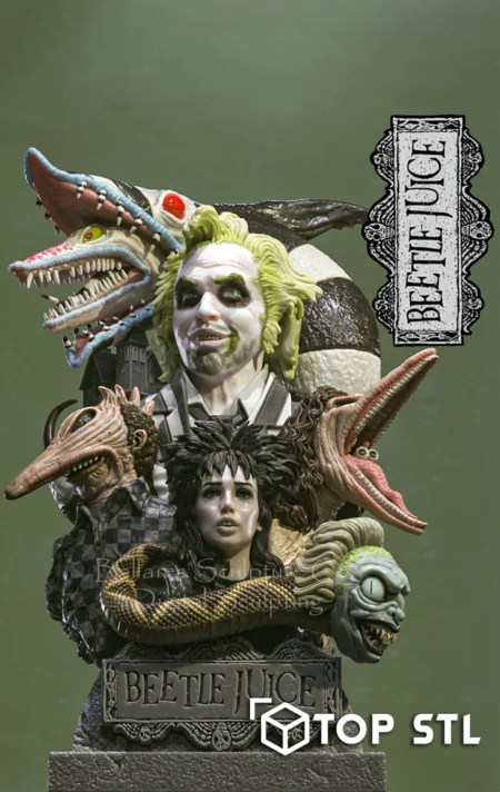 Beetlejuice 3D Print STL Model