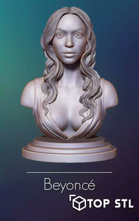 Beyoncé 3D Print STL Model