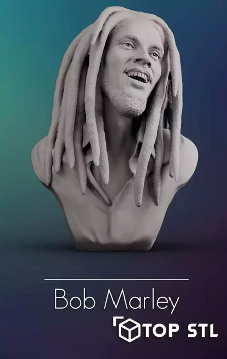 Bob Marley 3D Print STL Model