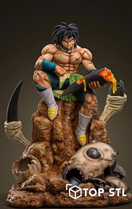 Broly Diorama 3D Print STL Model