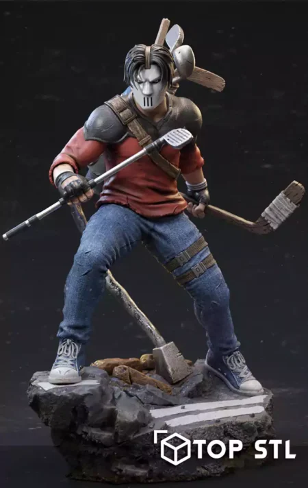 Casey Jones TMNT 3D Print STL Model