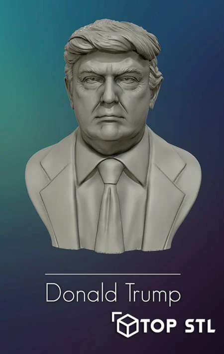 Donald Trump 3D Print STL Model