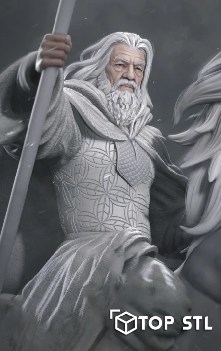 Gandalf 3D Print STL Model