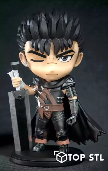 Guts Chibi 3D Print STL Model