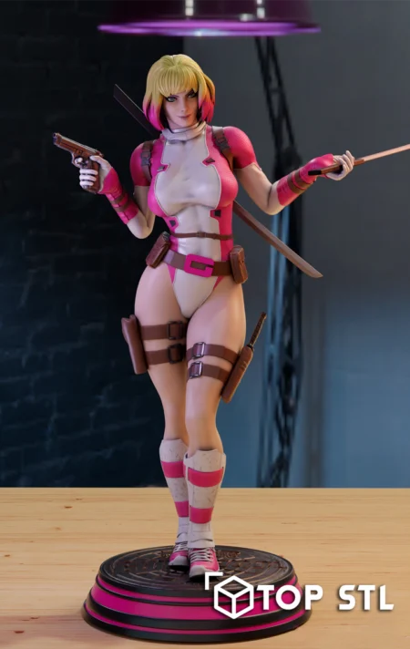 Gwenpool 3D Print STL Model