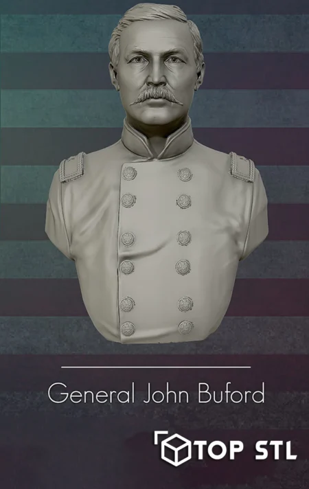 John Buford 3D Print STL Model