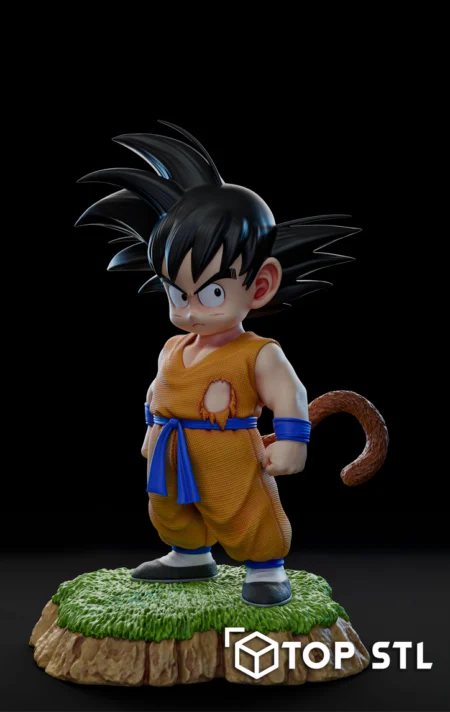 Kid Goku 3D Print STL Model