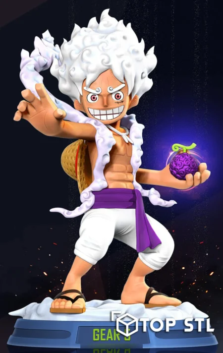 Kid Luffy Gear 5 3D Print STL Model