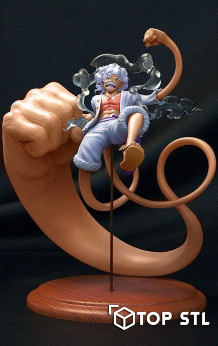 Luffy Gear 5 3D Print STL Model