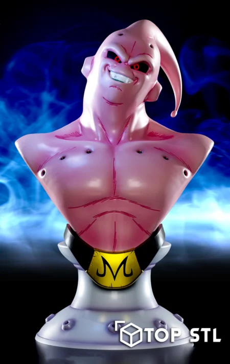 Majin Buu Bust 3D Print STL Model