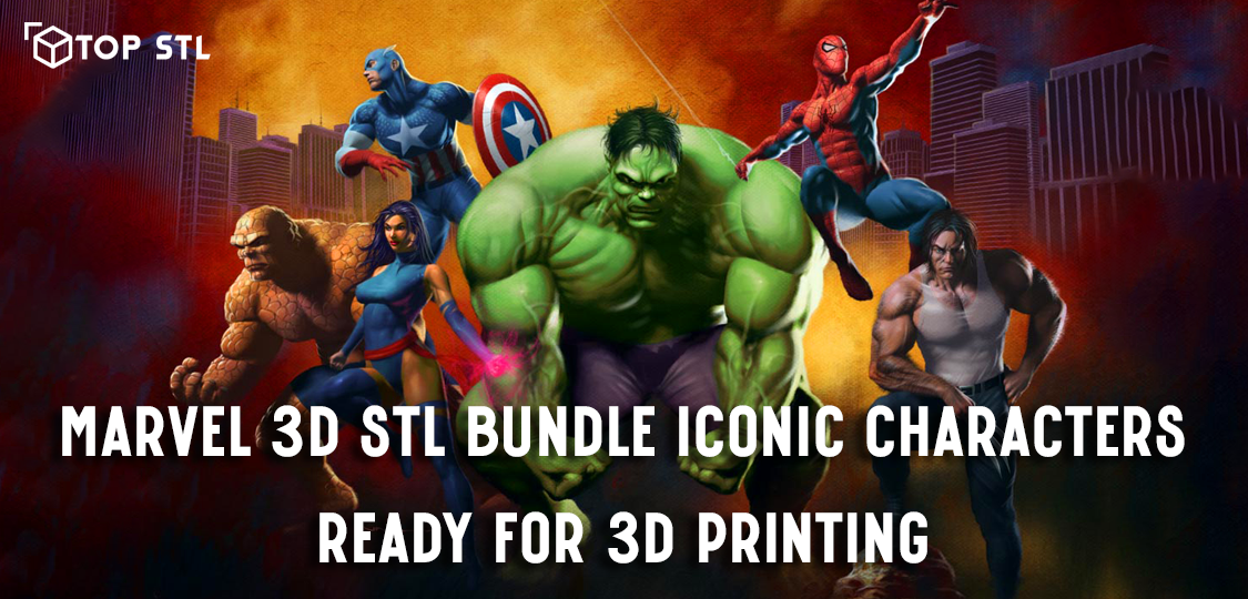 Marvel 3D STL Bundle