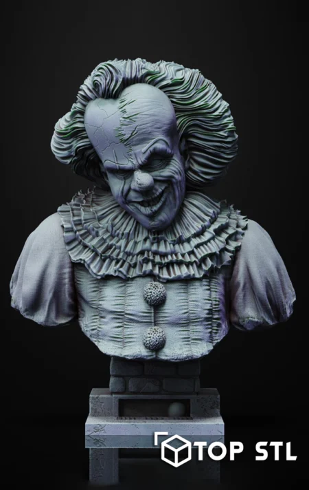 Pennywise Bust STL Model Files