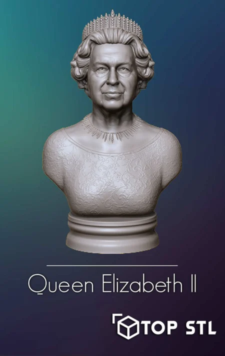 Queen Elizabeth 3D Print STL Model