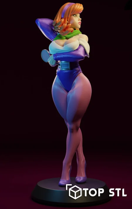 Sexy Daphne 3D Print STL Model