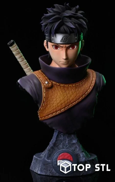 Shisui Uchiha Bust 3D Print STL Model