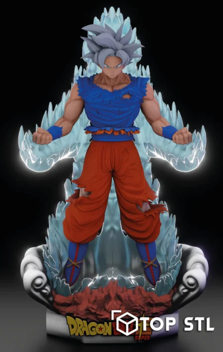 Son Goku Ultra Instinct 3D Print STL Model