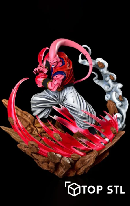 Super Buu 3D Print STL Model