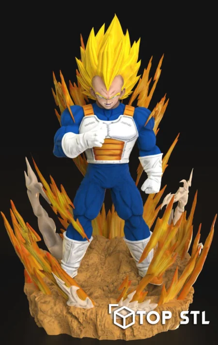 Super Vegeta Namek 3D Print STL Model