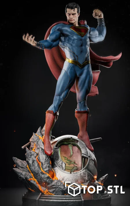 Superman 3D Print STL Model