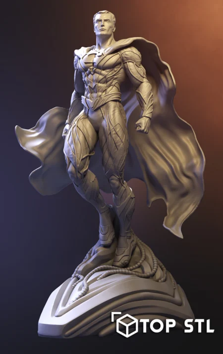 Superman Statue 3D Print STL Model