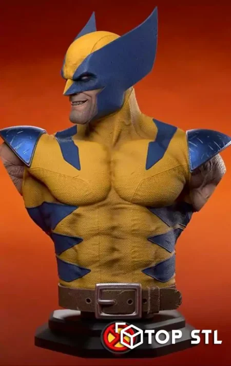 Wolverine Bust 3D Print STL Model