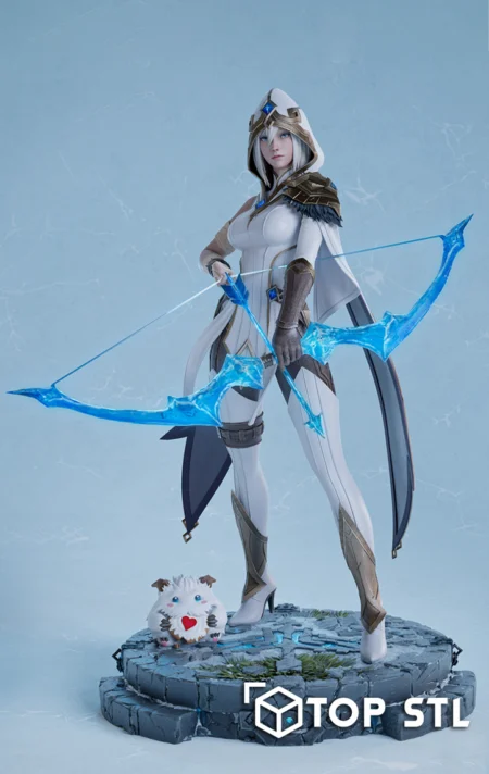 Ashe League of Legends STL 3D Print Model