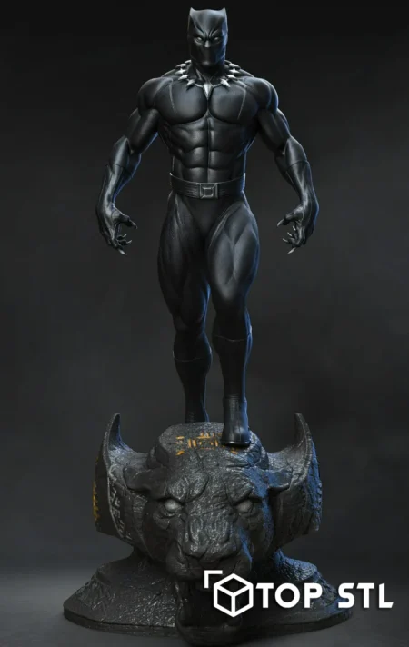 Black Panther STL 3D Print Model