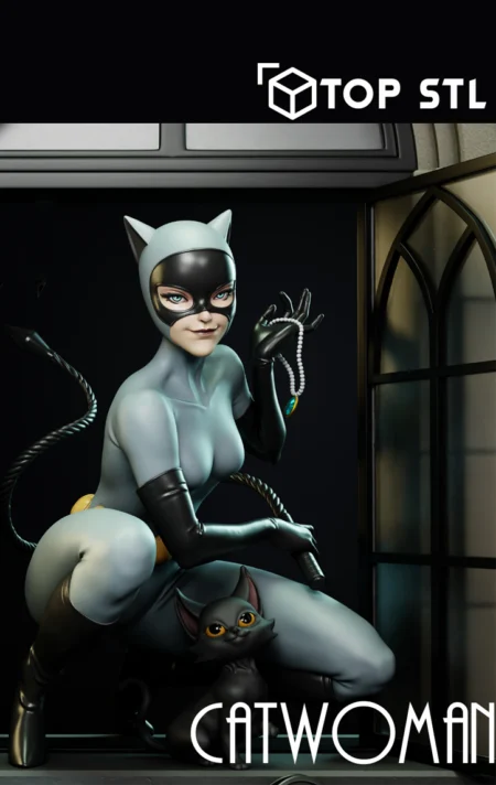 Catwoman Batman STL 3D Print Model