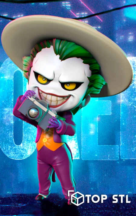 Chibi Joker STL 3D Print Model