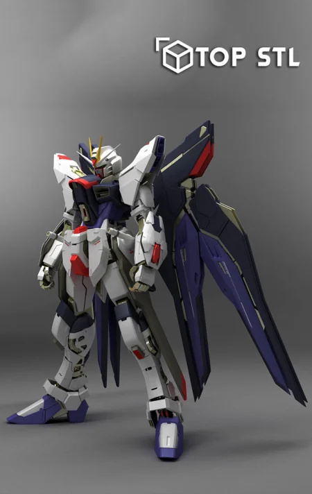 Gundam Strike Freedom STL 3D Print Model