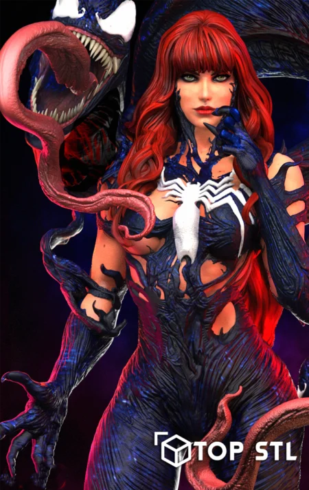 Mary Jane Venomized STL