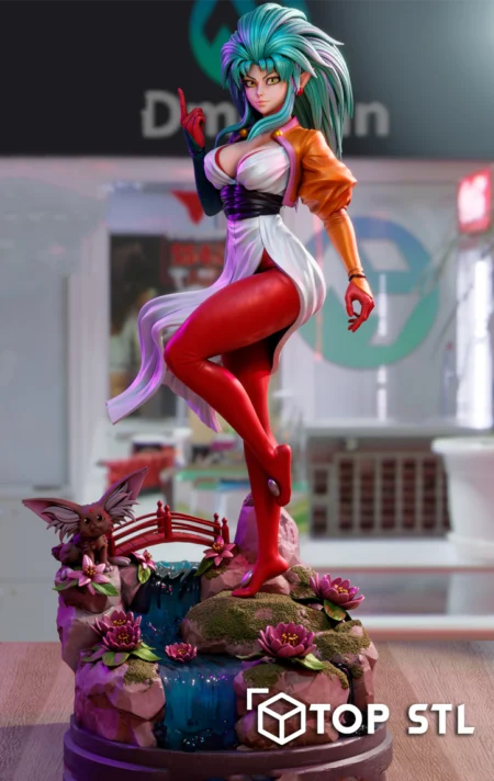 Ryoko Hakubi Tenchi Muyo STL 3D Print Model