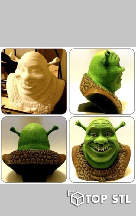 Shrek Bust STL