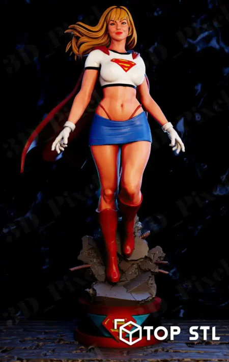 1898 Supergirl - DC Comics - STL 3D Print Files