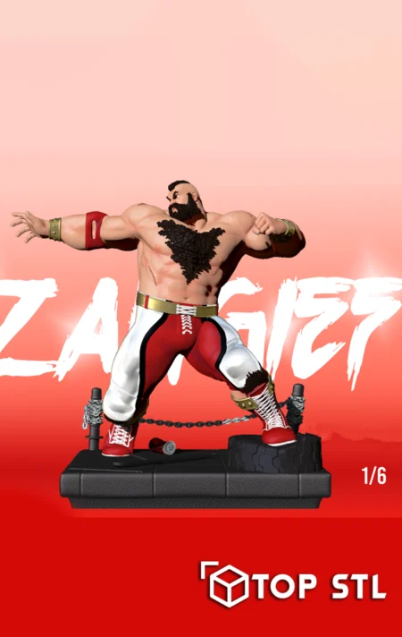 Zangief Street Fighter 6 STL 3D Print Model