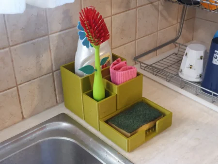 Kitchen Brush and Sponge Holder – Free STL File